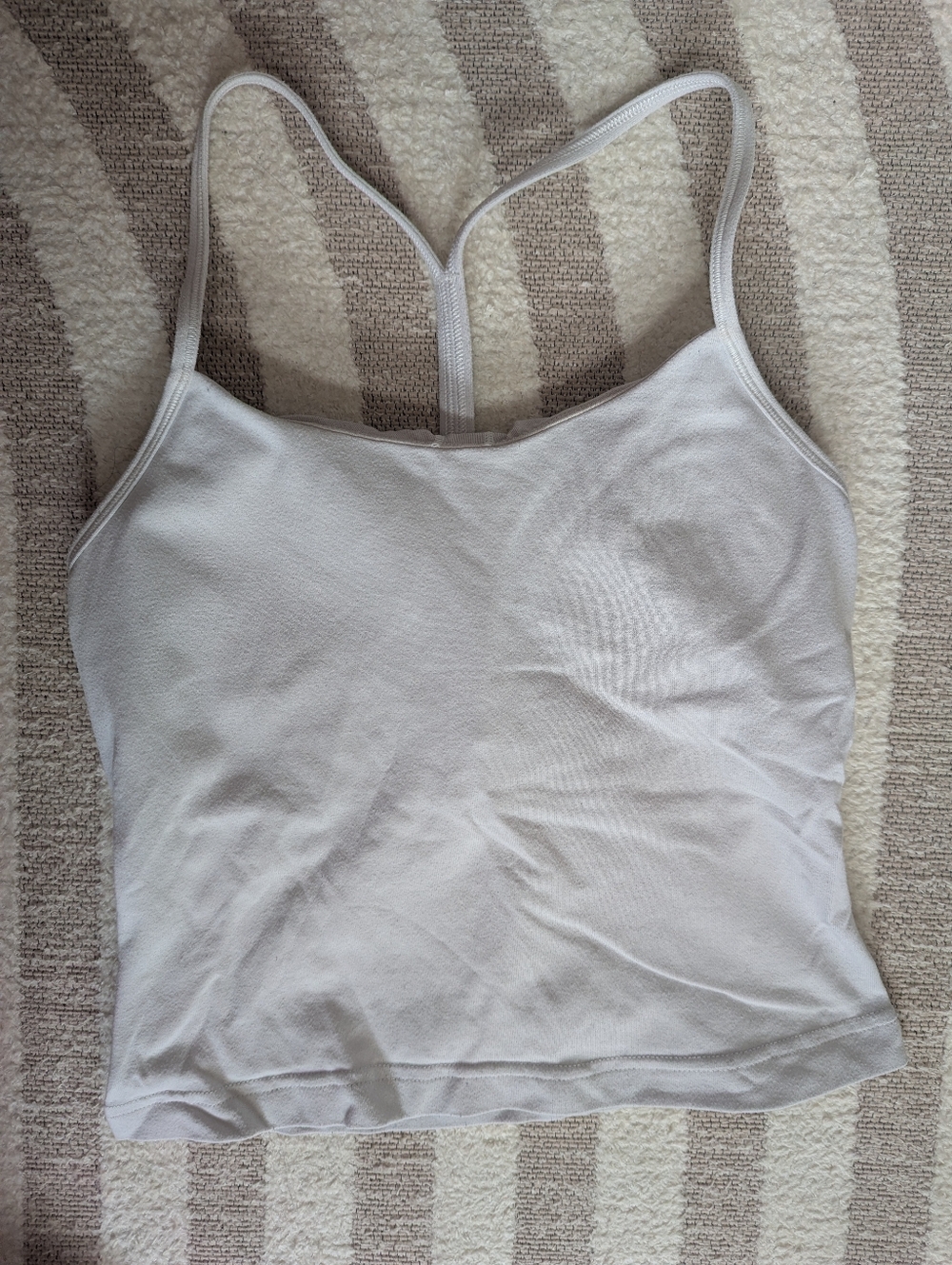Lululemon Flow Y Tank Light Grey Size 4